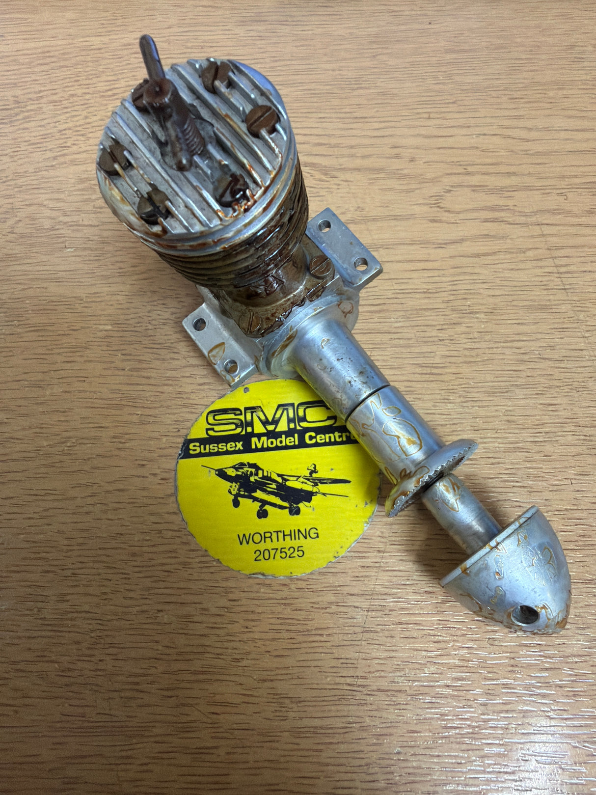 ED 3.46 CC Hunter Long Crank shaft Vintage Model Engine Diesel Second Hand (Box 109)