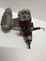 Second Hand Aircraft Engine 2-stroke Irvine 40 With Silencer (Box 62)