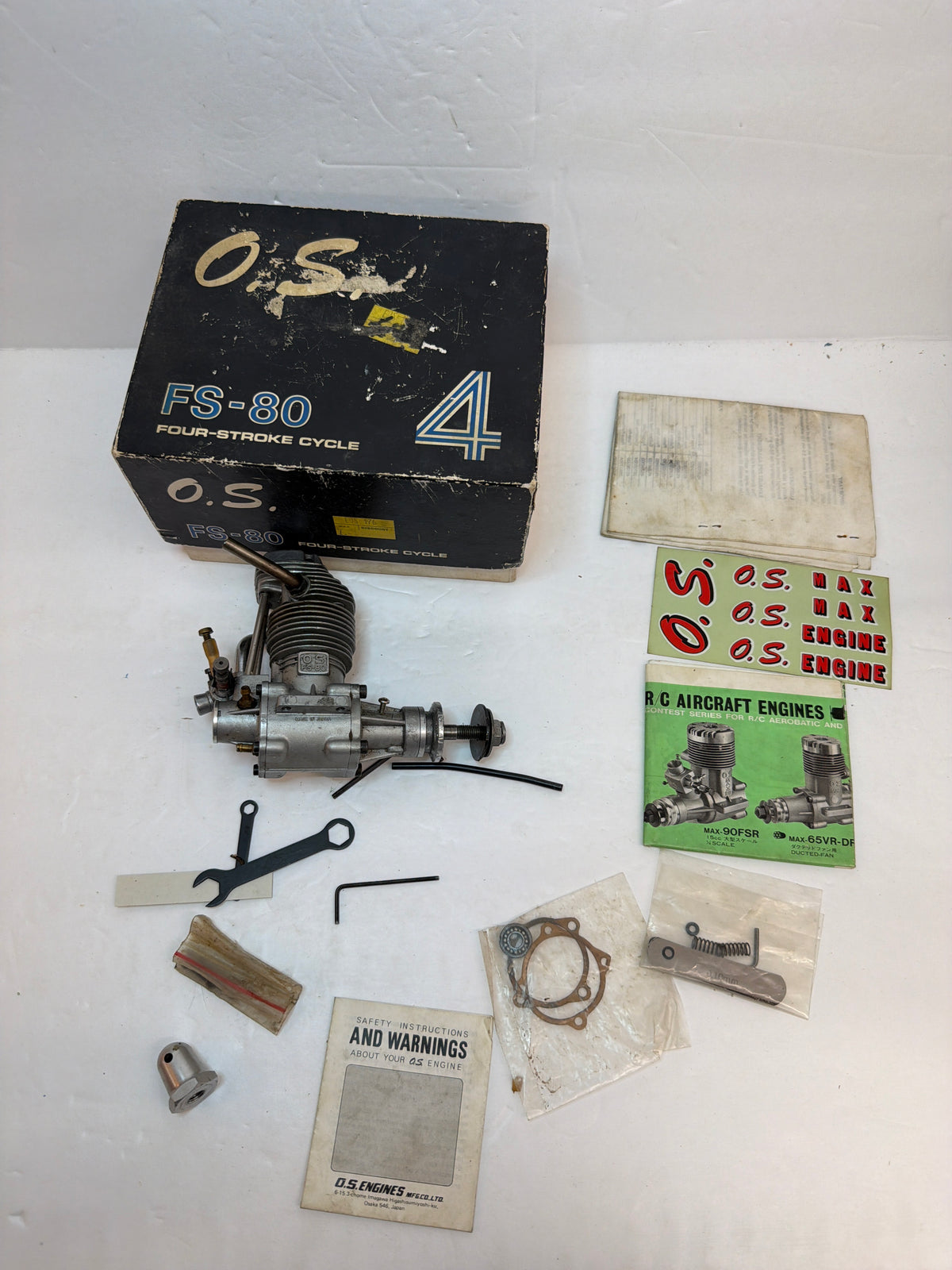 OS FS-80 Surpass Four Stroke Engine 13cc - Second Hand