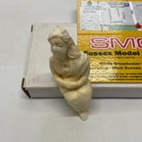 Scenic Accessories - Unpainted Resin Figure Sitting (Lady)