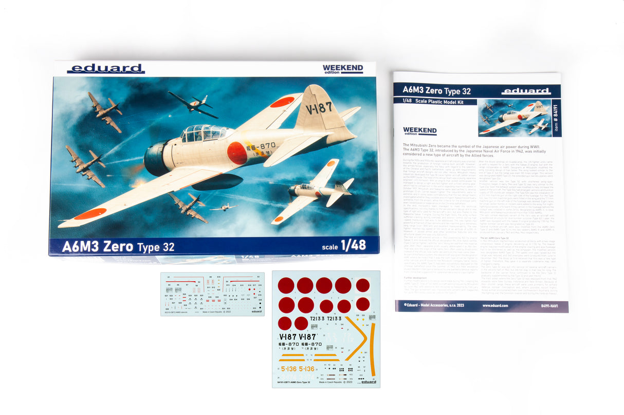 Eduard 1/48 A6M3 Zero Type 32 Weekend Edition 84191