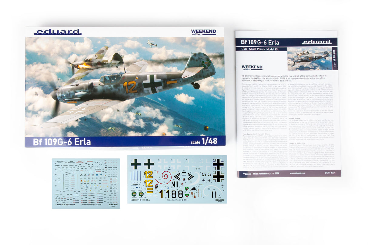 Eduard 1/48 Bf 109G-6 Erla kit 84201