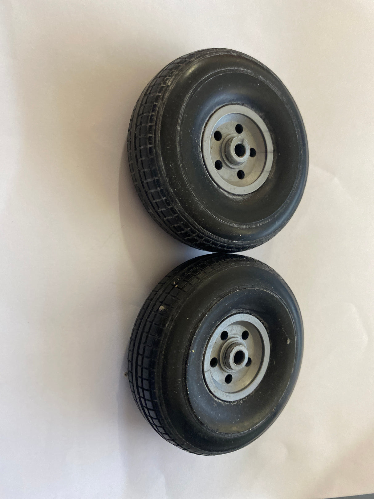 Pair of Treaded Wheels - 65mm