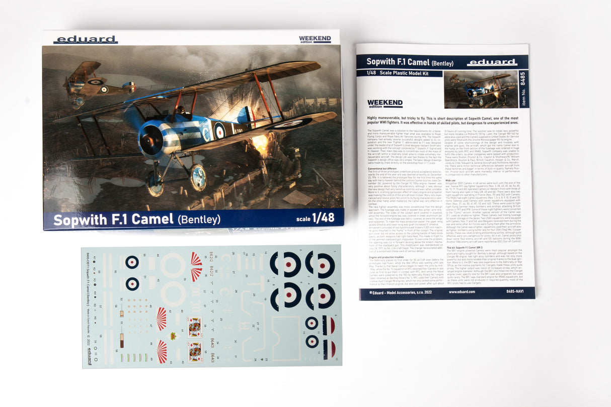 Eduard 1/48 Sopwith F.1 Camel (Bentley) Weekend Edition 8485