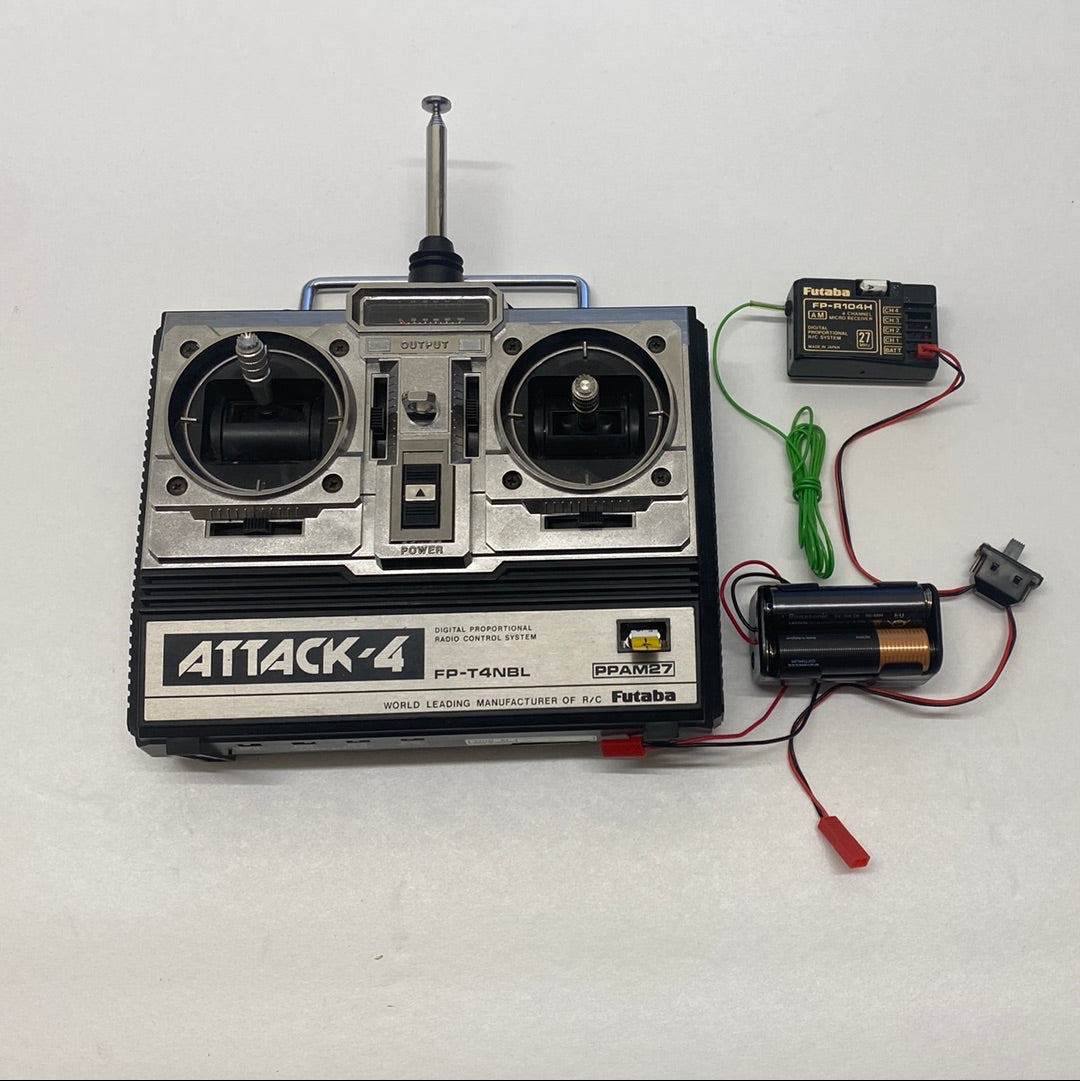 Futaba Attack 4 - 27mhz AM Tx/Rx Combo - SECOND HAND