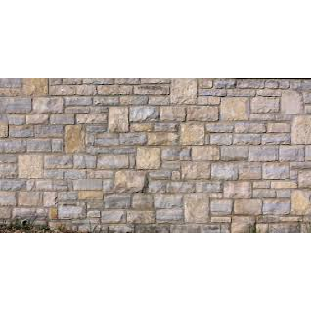 Chooch 8524 N Gauge Small Stone Block Wall (Flexible)