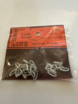Ken Line GWR Vacuum Pipes 4mm - Pack of 12