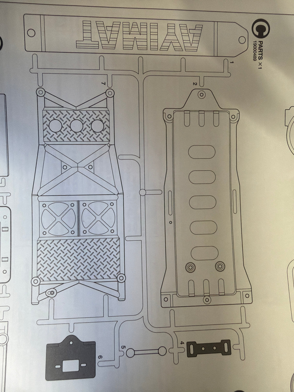 Tamiya RC C Parts for TXT-1 19000489 (box 78)