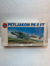Airfix Petlyakov Pe-2 FT 1/72 A03034 Plastic Model Kit Vintage