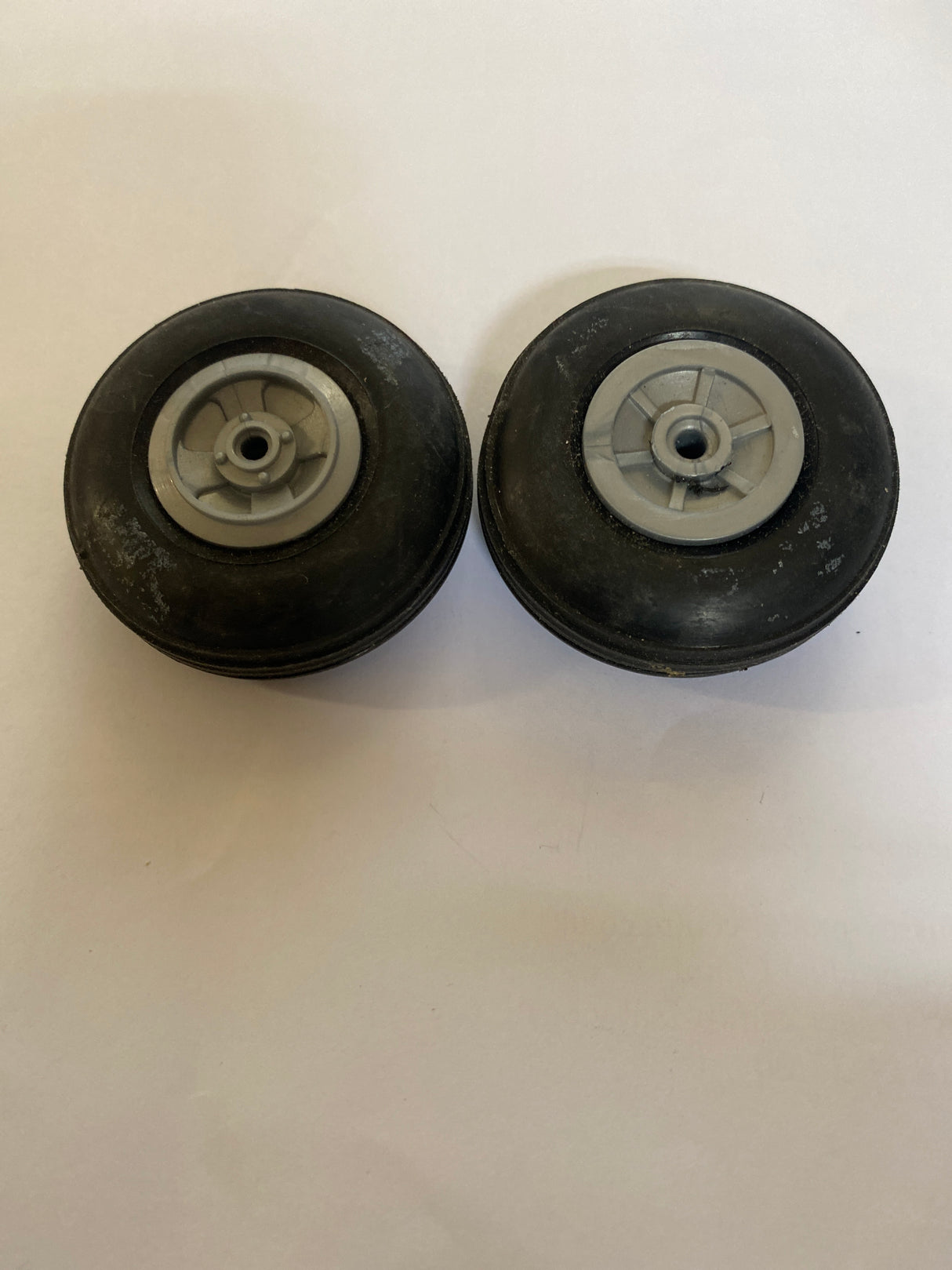 Pair of Treaded Wheels - 50mm - SECOND HAND