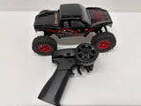 Second Hand Brushless Rock crawler 1:18 with Radio and Battery Black body shell