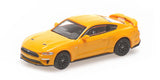 Minichamps Die Cast Collectables - 1:87 2018 Ford Mustang - Orange Metallic