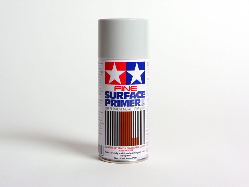 Tamiya Fine Surface Primer Light Grey 180ml 87064