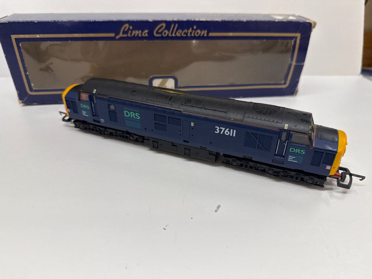 Lima 00gauge Diesel locomotive class 37611 DRS L04683 -Second Hand