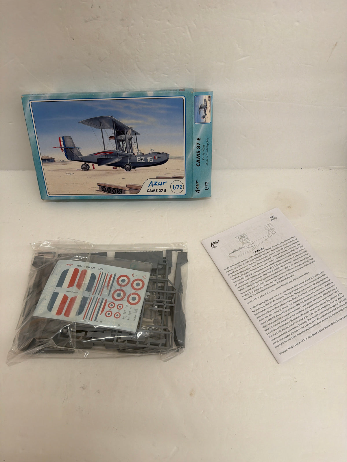 Azur-FRROM Hobby Plastic Model Kit CAMS 37 E — 1:72