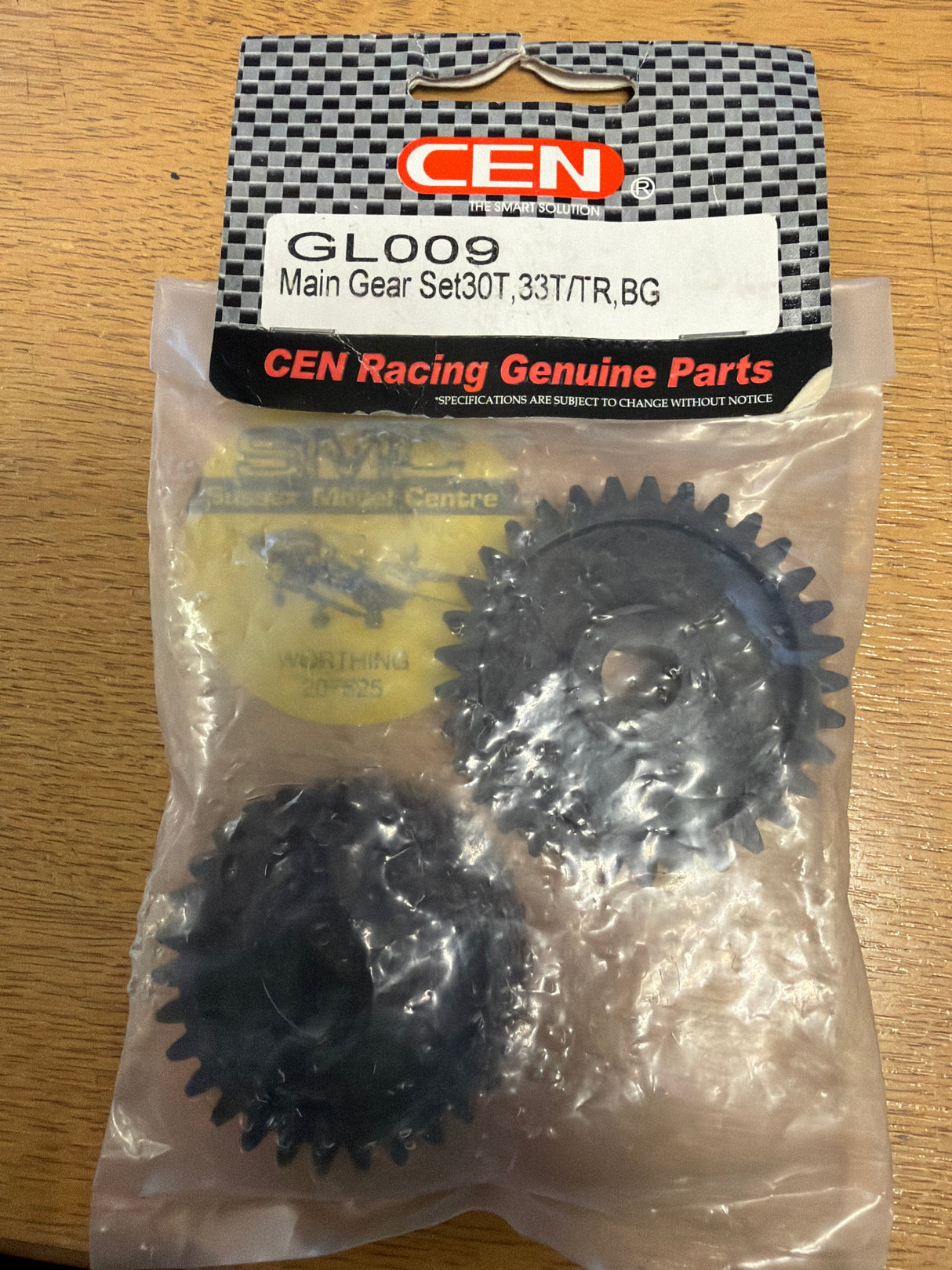 Cen RC Car Spares Main Gear Set 30 Tooth and 33 Tooth TR anf BG GL009 (Box 92)