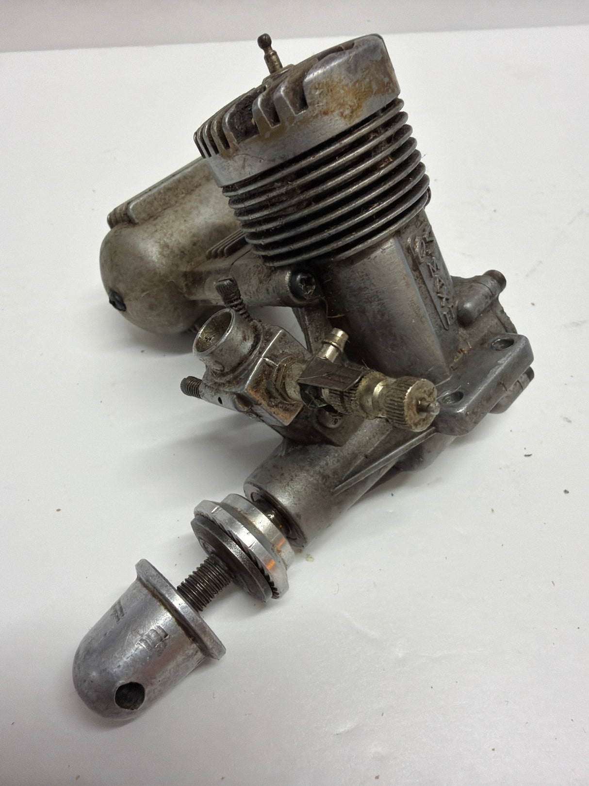Second Hand Aircraft Engine 2-stroke OS Max 40 FP with Silencer (Box 62)