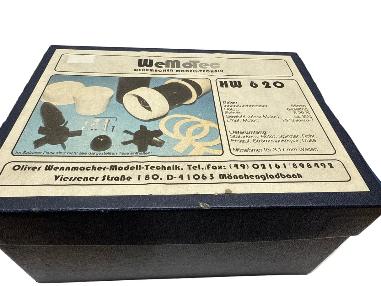 WeMo HW 620 6 Blade Fan with shroud and housing