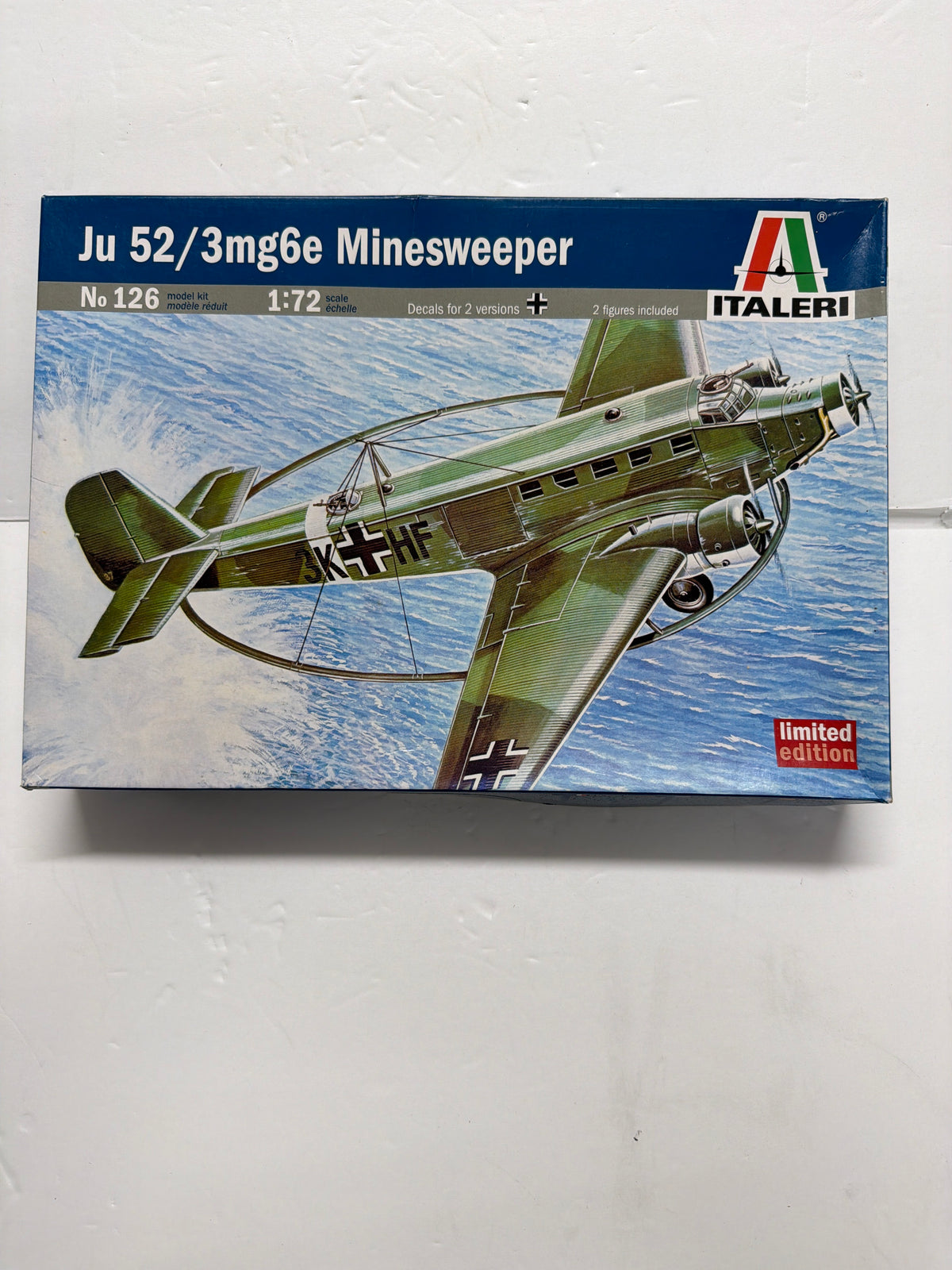 Italeri JU 52/ 3mg6e Minesweeper 1:72 Plastic Model Kit