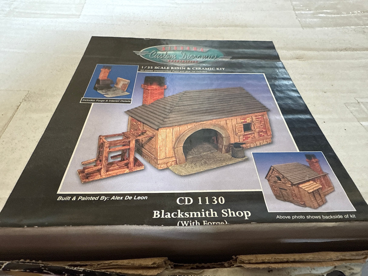 Custom Dioramics 1/35 Blacksmith Shop Diorma kit 1130