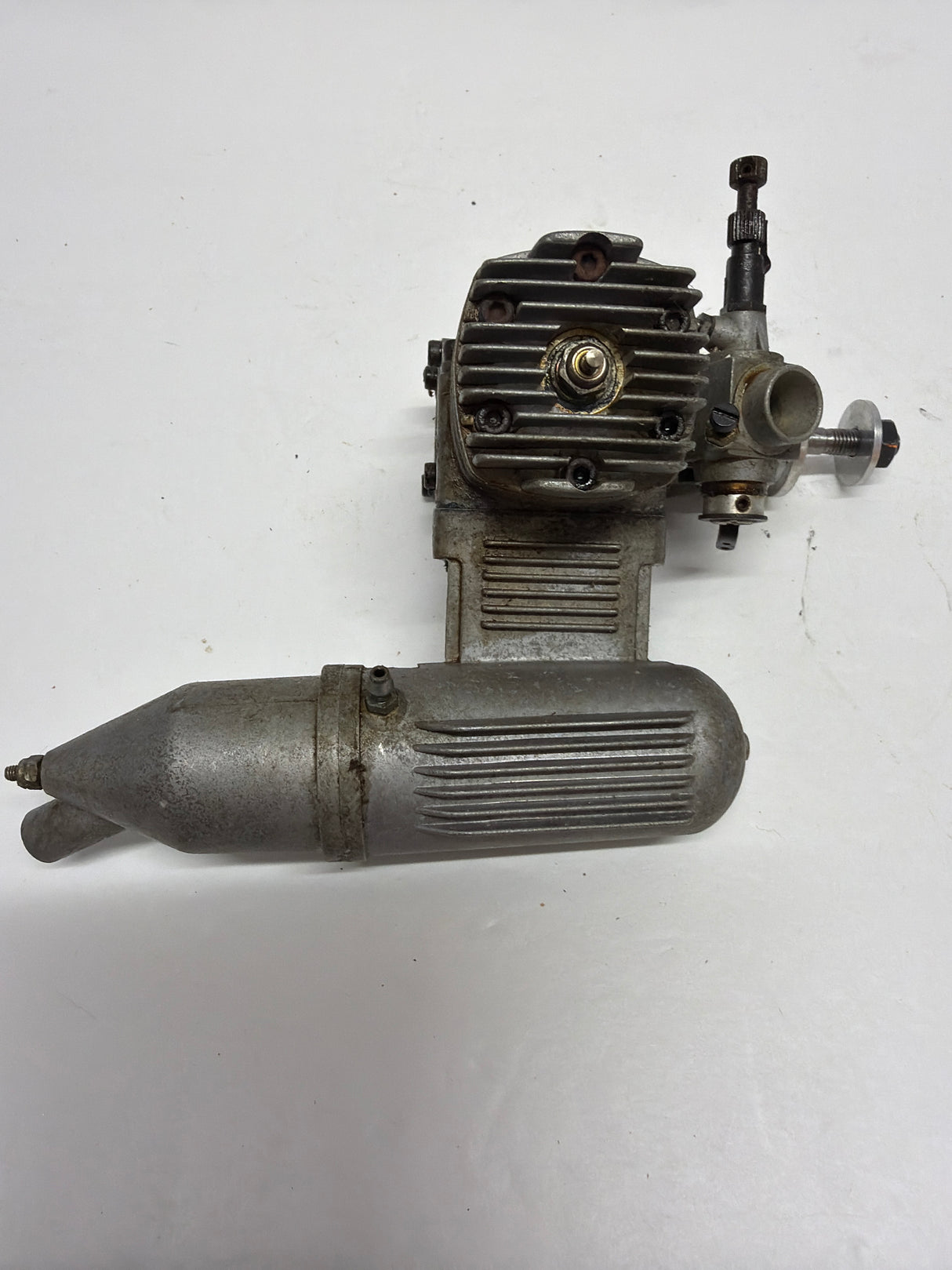 Second Hand Aircraft Engine 2-stroke Super Custom 46 with silencer (Box 62)