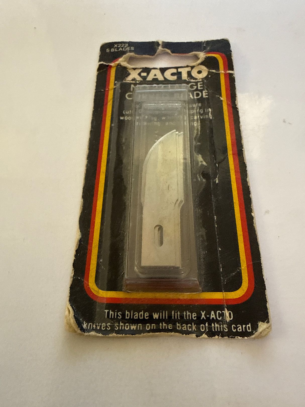 X Acto No.22 Large Curved Blade (Pkt 5)