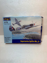 Admiral Supermarine Spitfire Mk.24 1/72 ADM7203 Plastic Model Kit Vintage