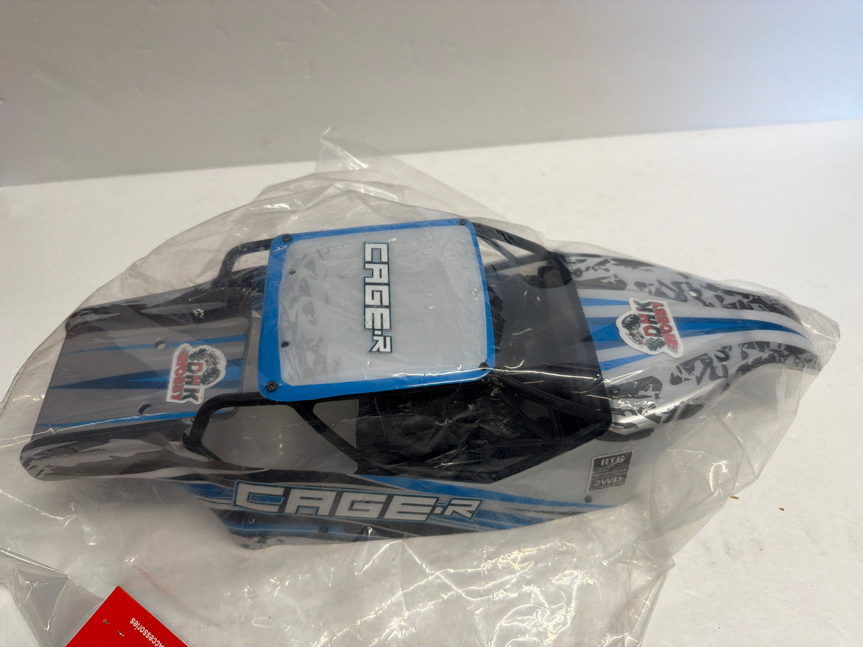 DHK Cage-R - Truck Body With Cage & Decals GREY (STR1)