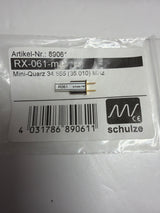 Schulze Receiver Crystal  quartz mini / 35MHz / channel 61 35.010