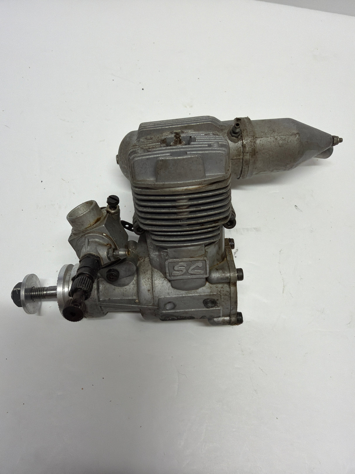 Second Hand Aircraft Engine 2-stroke Super Custom 46 with silencer (Box 62)