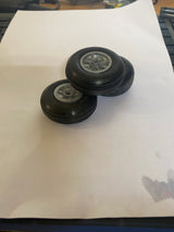 Treaded Light Weight Wheels - 50mm - 3 wheels