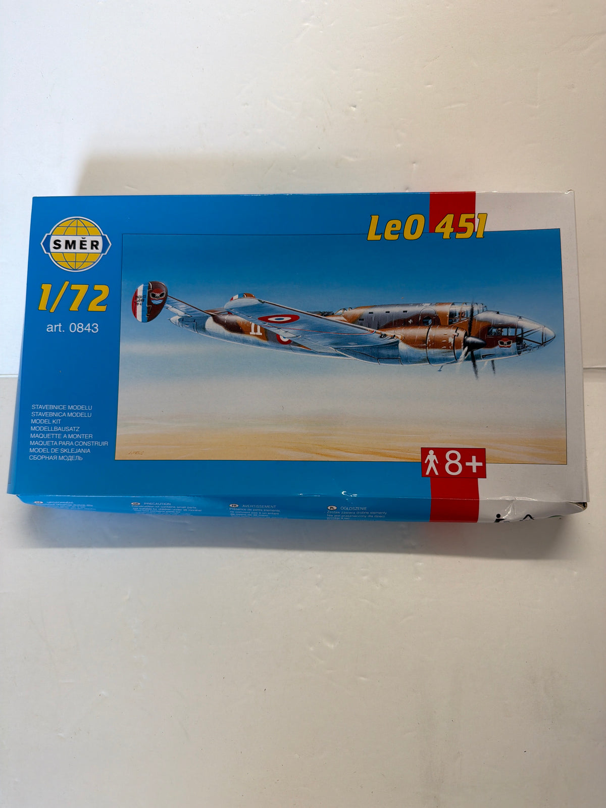 Smer Lioré-et-Olivier LeO 451 LeO 451 1:72 Plastic Model Kit