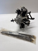 Second hand Saito FA-325 R5 five-cylinder radial and Flexi Exhausts Model engine