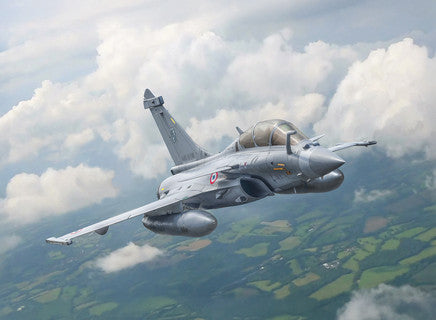 Italeri 1/72 Rafale B Two-Seat French Fighter Aircraft Kit 90092