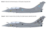 Italeri 1/72 Rafale B Two-Seat French Fighter Aircraft Kit 90092