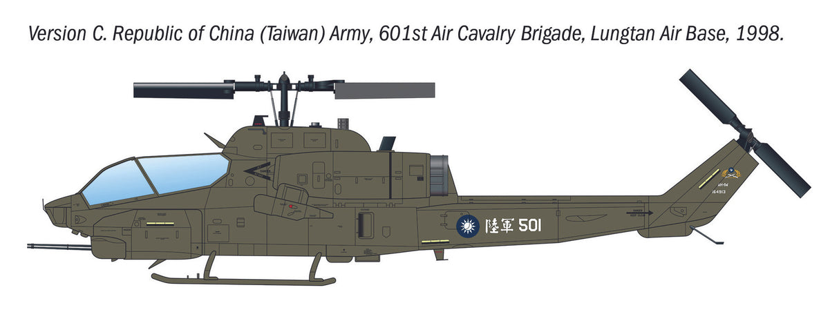 ITALERI 1/72 Bell AH-1W SuperCobra Attack Helicopter 90160