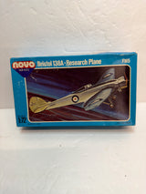 Novo Bristol 138A Research Plane 1/72 F165 / 76054 Plastic Model Kit Vintage