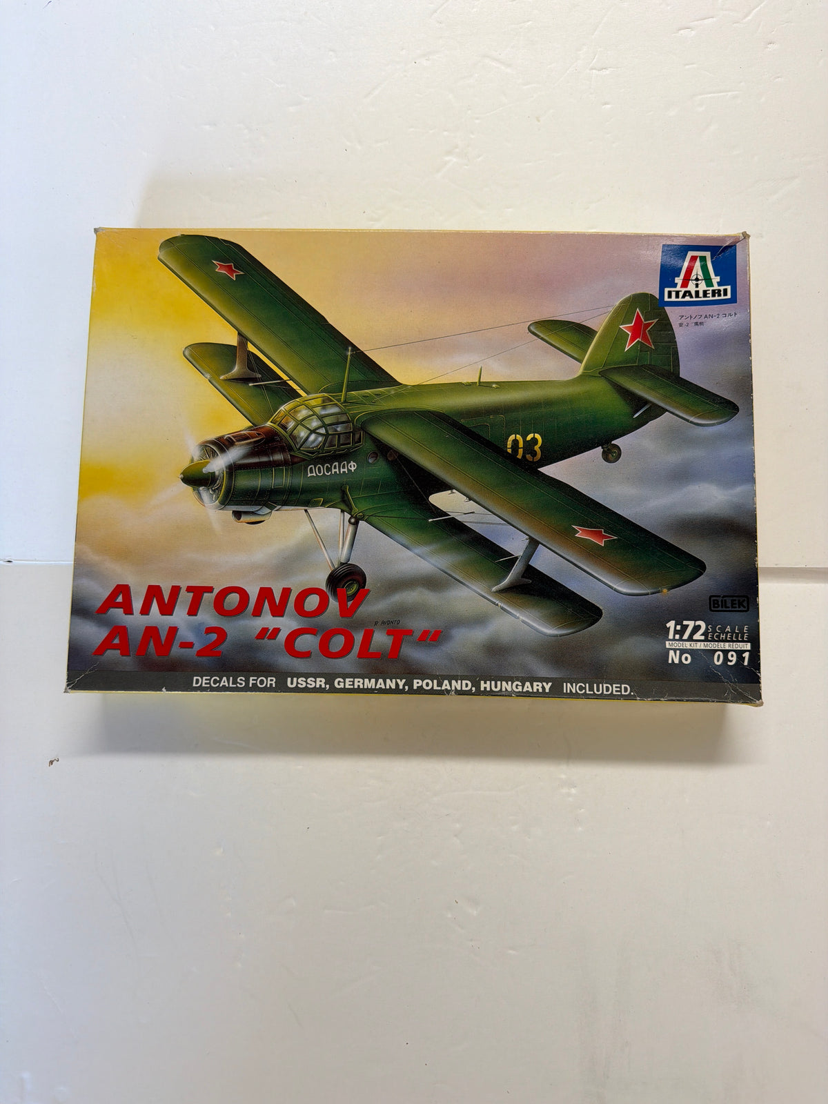 Italeri Antonov AN-2 Colt 1/72 Plastic Model Kit