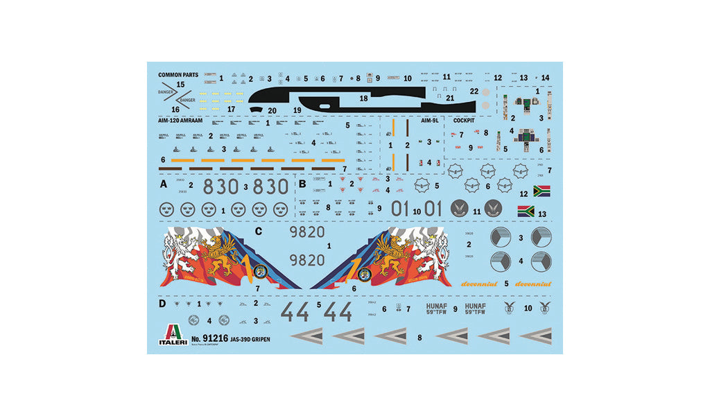 Italerai 1/72 JAS-39 Twin Seaterkit 91216