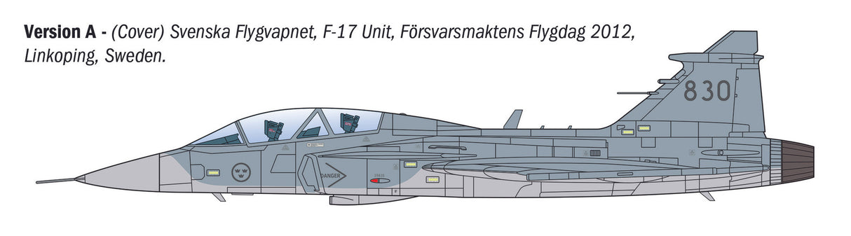 Italerai 1/72 JAS-39 Twin Seaterkit 91216