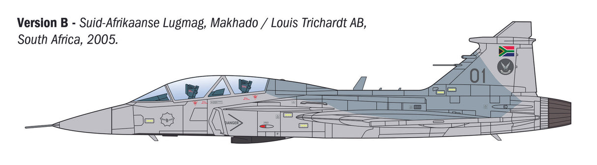 Italerai 1/72 JAS-39 Twin Seaterkit 91216