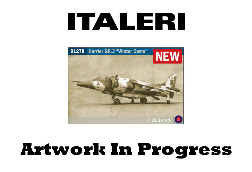 ITALERI 1/72 Harrier GR.3 Winter Camo 91278