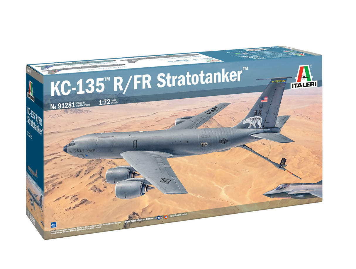 ITALERI 1/72 KC-135 R/FR Stratotanker Aerial Refuelling Aircraft kit 91281