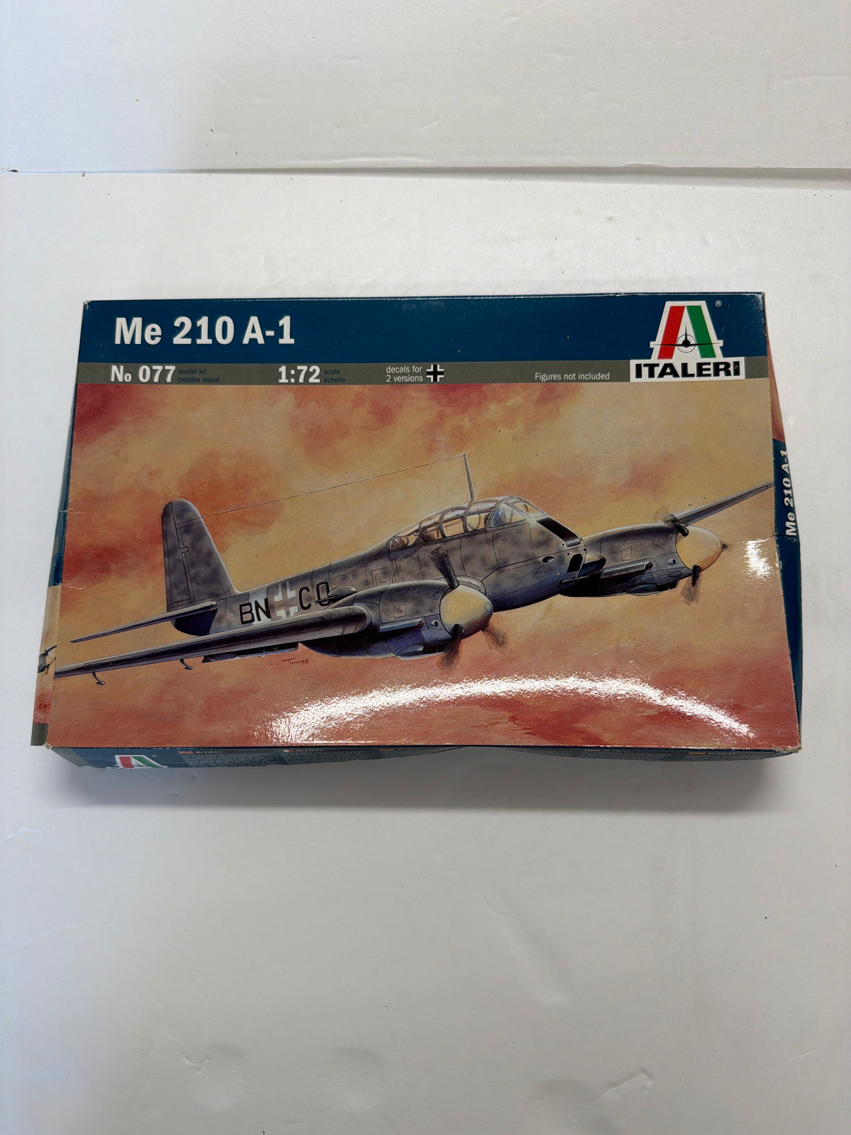 Italeri Me 210 A-1 1/72 Plastic Model Kit