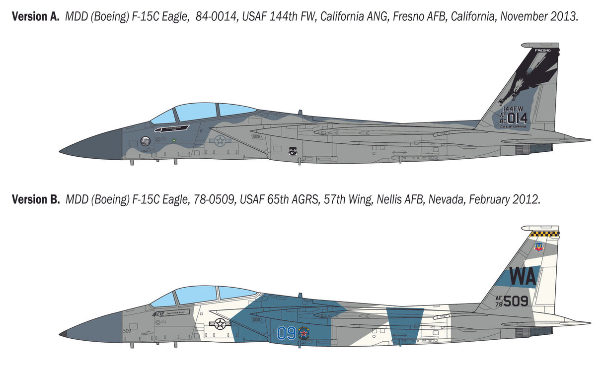 ITALERI 1/48 McDonnell Douglas F-15C Eagle kit 92763