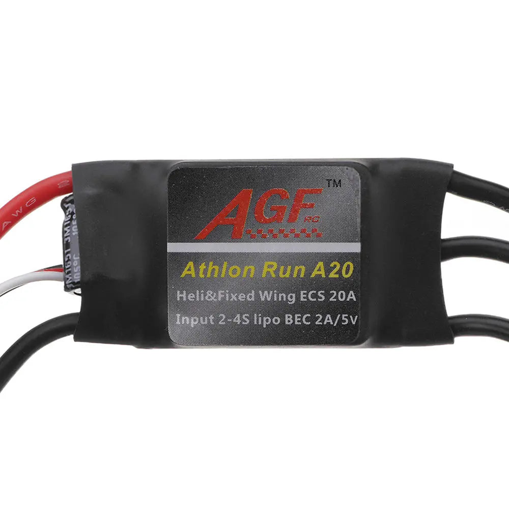 AGF Athon Run A20 Mini 20A 2-4S Lipo Brushless ESC With 5V 2A BEC For RC Helicopter/Airplane