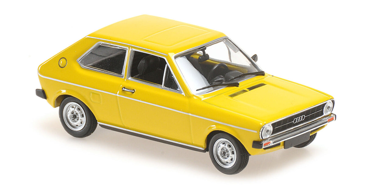 Maxichamps Die Cast Collectables - 1:43 1975 Audi 50 - Yellow