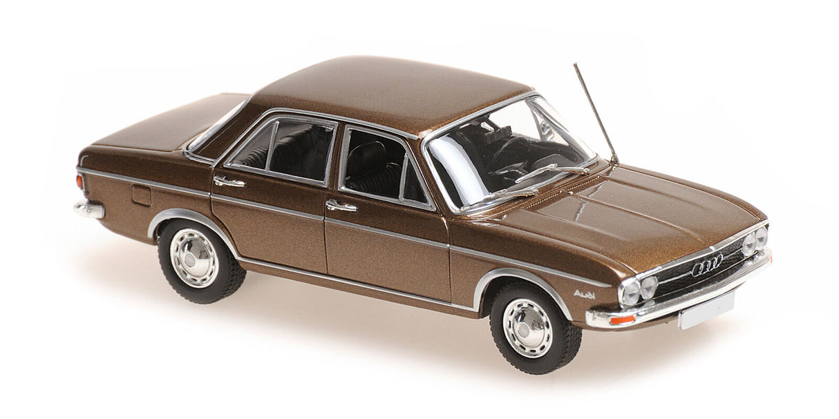 Maxichamps Die Cast Collectables - 1:43 1969 Audi 100 - Brown Metallic