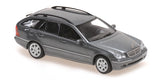Maxichamps Die Cast Collectables - 1:43 2001 Mercedes-Benz C-Class T-Model (S203) - Grey Metallic
