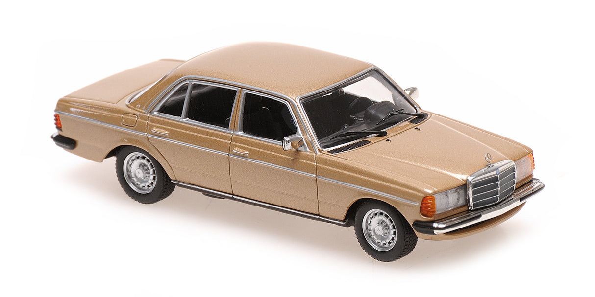 Maxichamps Die Cast Collectables - 1:43 1982 Mercedes-Benz (W123) 230E - Gold Metallic